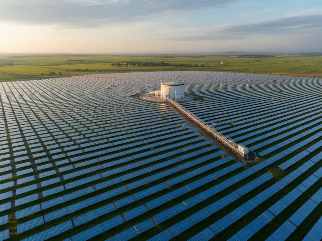 Le rôle des systèmes de stockage par hydrogène vert dans l’optimisation des centrales solaires hybrides