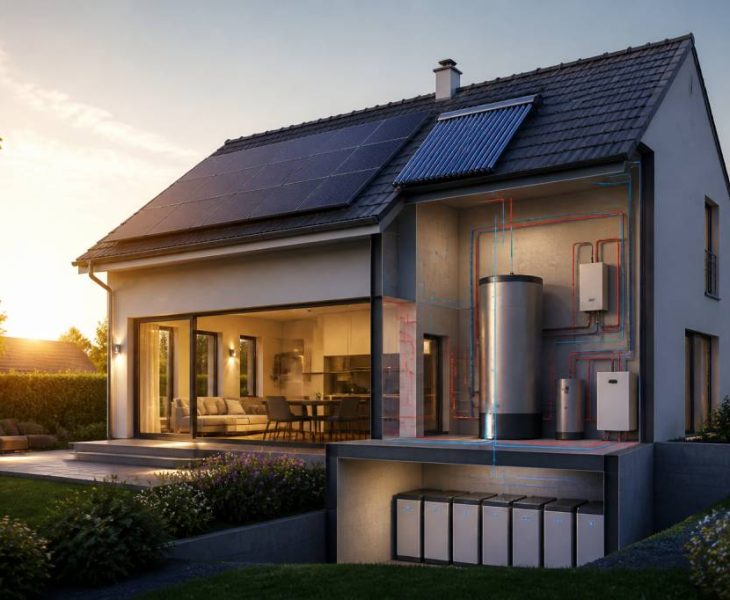 Hybride Solarthermie in Einfamilienhäusern: Wie intelligente Speicher die Eigenversorgung maximieren